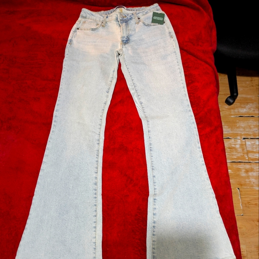RSQ Light Blue Low Rise Flare Jeans